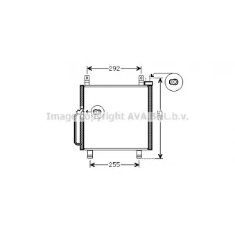Condenseur, climatisation AVA QUALITY COOLING SZ5119