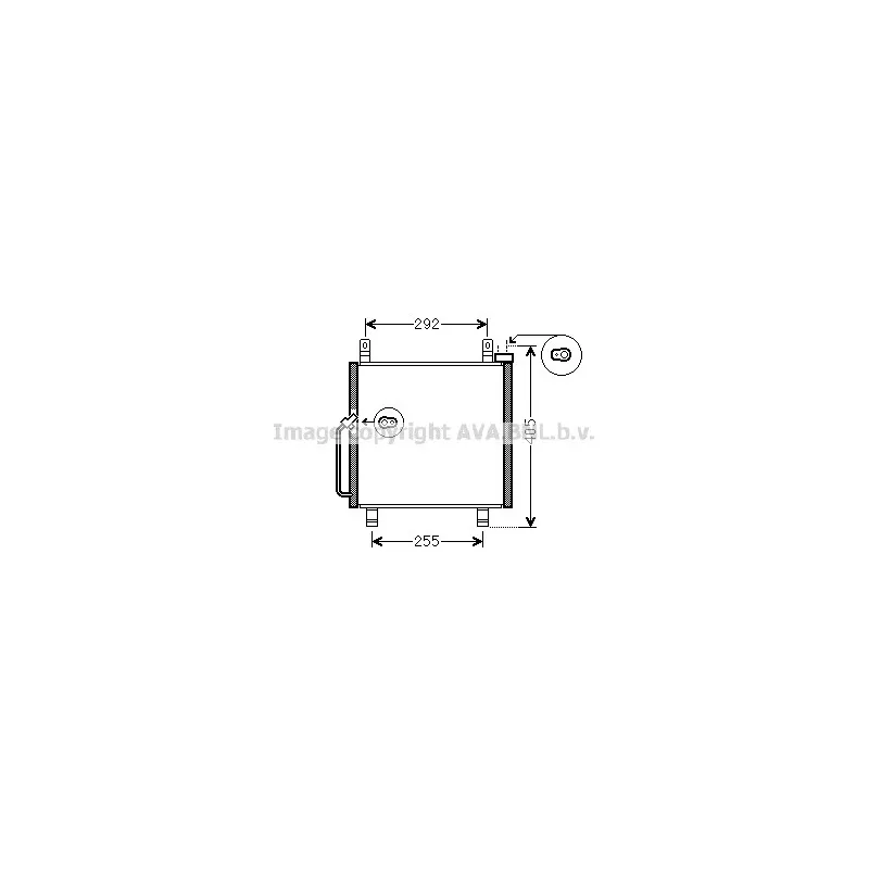Condenseur, climatisation AVA QUALITY COOLING SZ5119