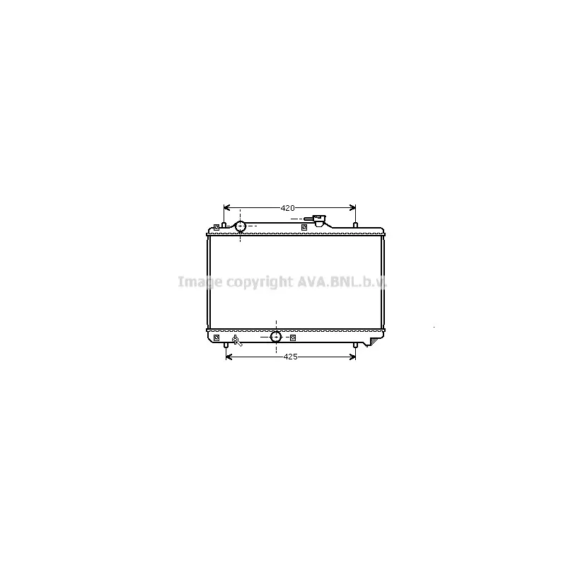 Radiateur, refroidissement du moteur AVA QUALITY COOLING SZA2035