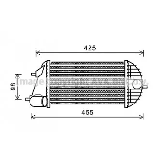 Intercooler, échangeur AVA QUALITY COOLING