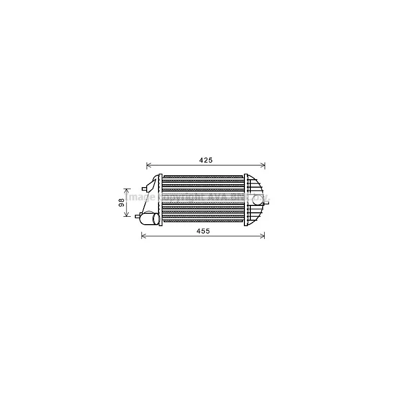 Intercooler, échangeur AVA QUALITY COOLING SZA4123