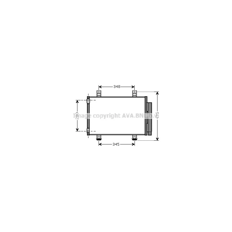 Condenseur, climatisation AVA QUALITY COOLING SZA5087D