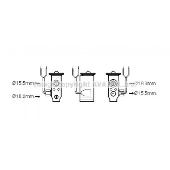 Détendeur, climatisation AVA QUALITY COOLING