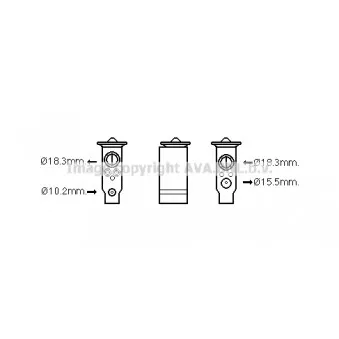 Détendeur, climatisation AVA QUALITY COOLING
