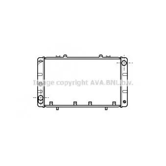 Radiateur, refroidissement du moteur AVA QUALITY COOLING