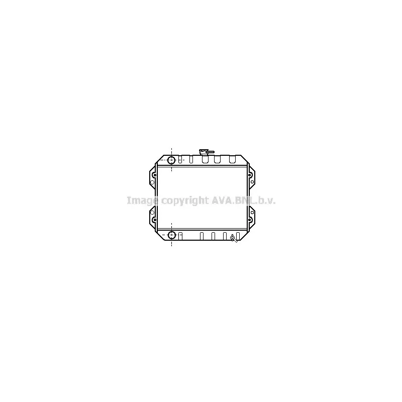 Radiateur, refroidissement du moteur AVA QUALITY COOLING TO2012