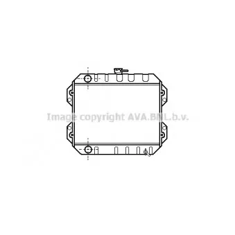 Radiateur, refroidissement du moteur AVA QUALITY COOLING TO2023