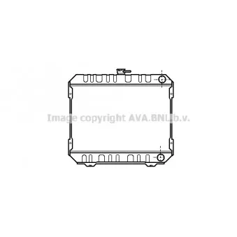 Radiateur, refroidissement du moteur AVA QUALITY COOLING