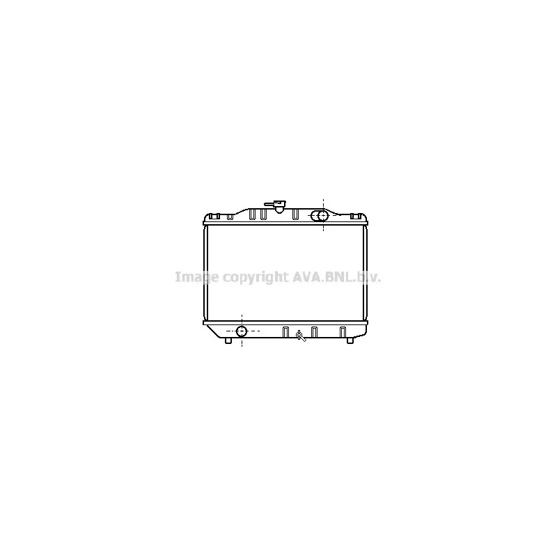 Radiateur, refroidissement du moteur AVA QUALITY COOLING TO2026