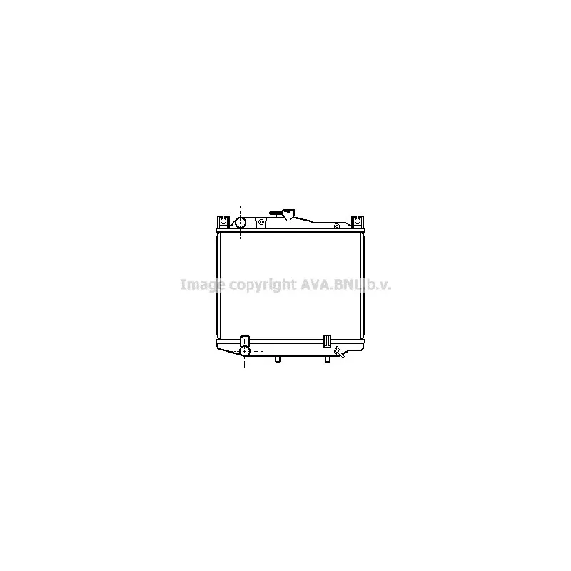 Radiateur, refroidissement du moteur AVA QUALITY COOLING TO2028