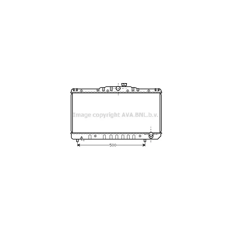 Radiateur, refroidissement du moteur AVA QUALITY COOLING TO2029