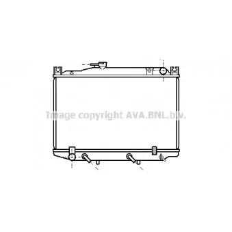 Radiateur, refroidissement du moteur AVA QUALITY COOLING