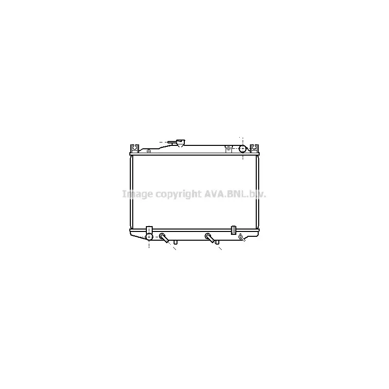 Radiateur, refroidissement du moteur AVA QUALITY COOLING TO2033