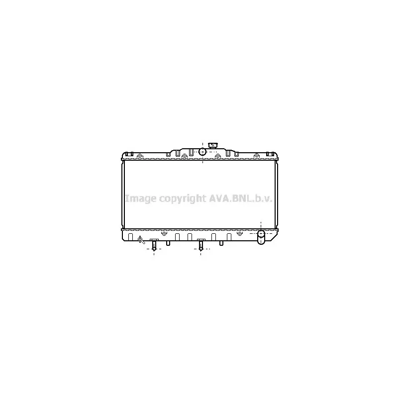 Radiateur, refroidissement du moteur AVA QUALITY COOLING TO2035