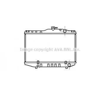 Radiateur, refroidissement du moteur AVA QUALITY COOLING