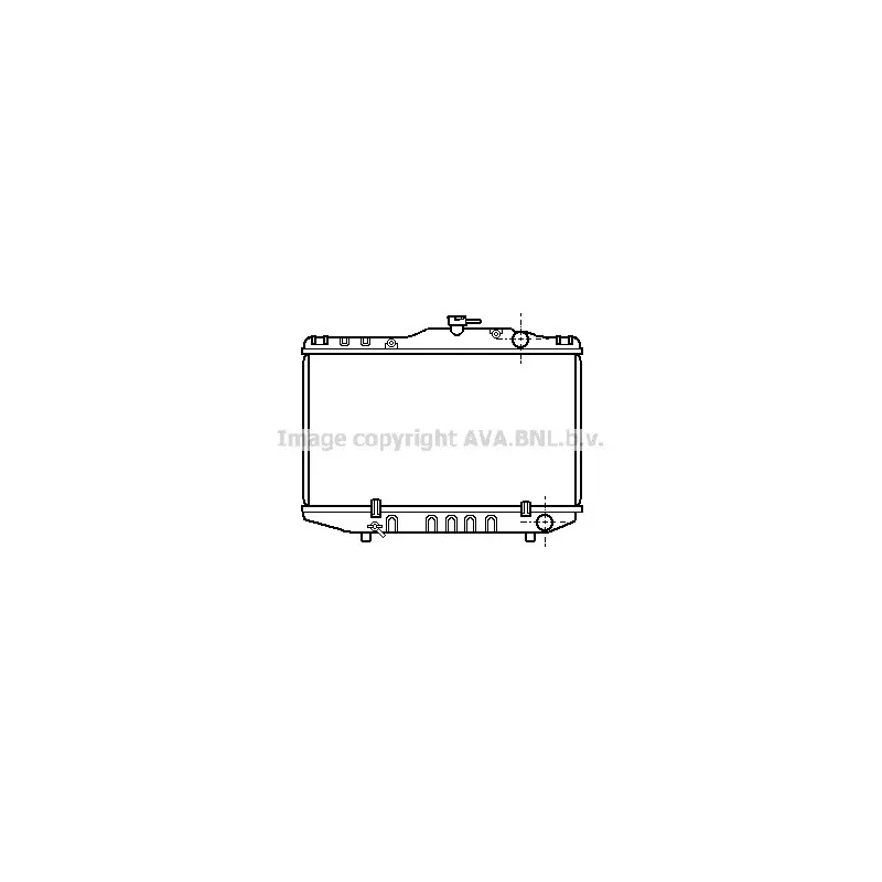 Radiateur, refroidissement du moteur AVA QUALITY COOLING TO2036