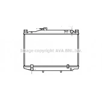 Radiateur, refroidissement du moteur AVA QUALITY COOLING TO2037