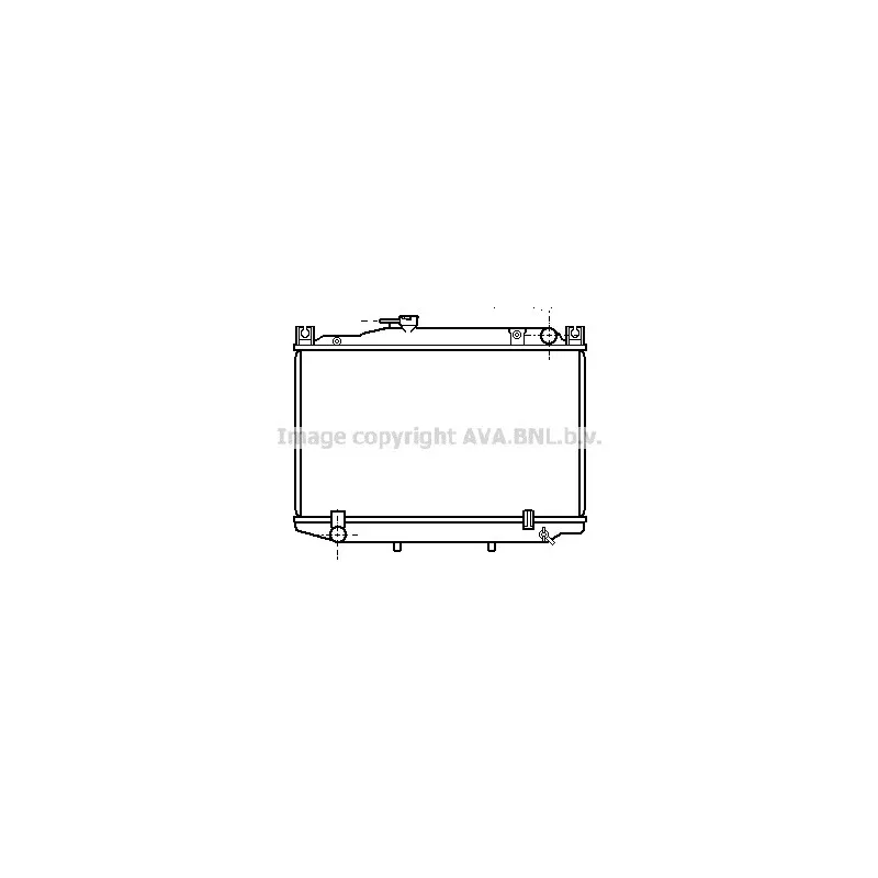 Radiateur, refroidissement du moteur AVA QUALITY COOLING TO2037