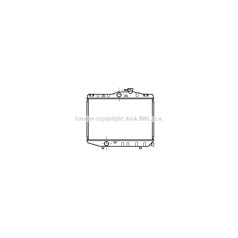 Radiateur, refroidissement du moteur AVA QUALITY COOLING TO2038