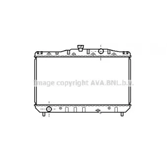 Radiateur, refroidissement du moteur AVA QUALITY COOLING
