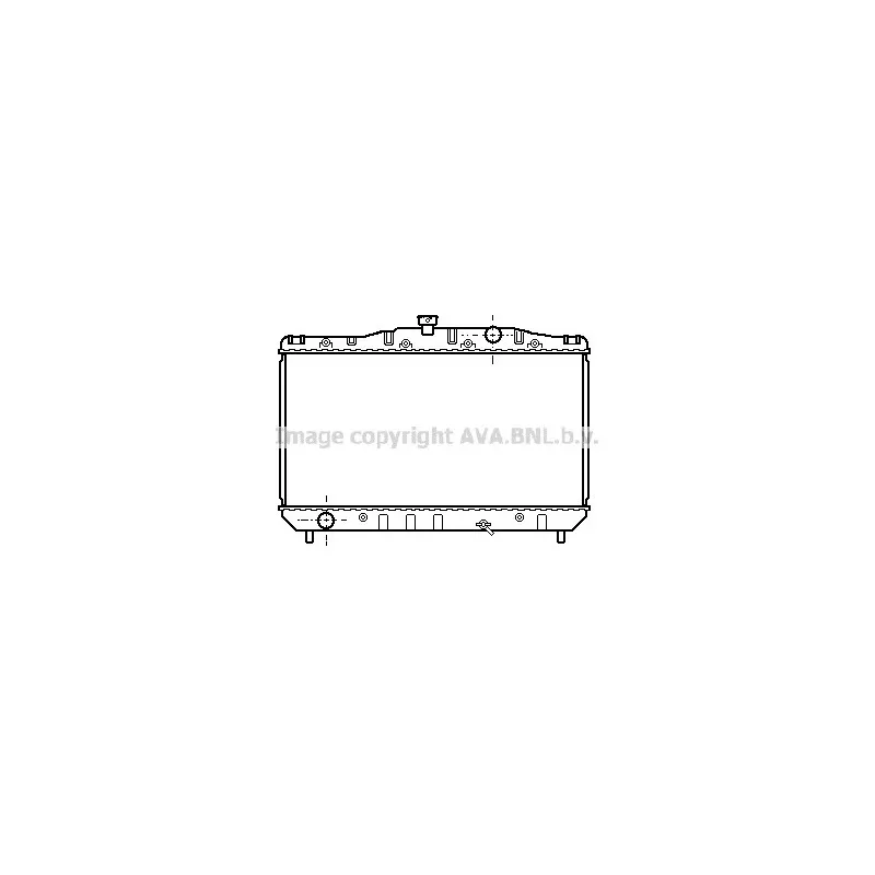 Radiateur, refroidissement du moteur AVA QUALITY COOLING TO2044