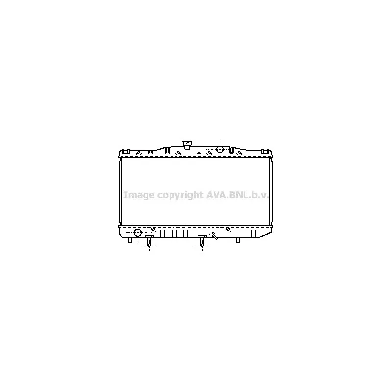 Radiateur, refroidissement du moteur AVA QUALITY COOLING TO2048