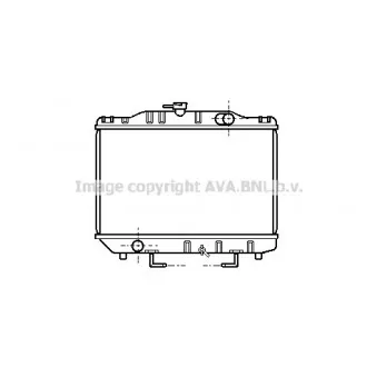 Radiateur, refroidissement du moteur AVA QUALITY COOLING TO2050