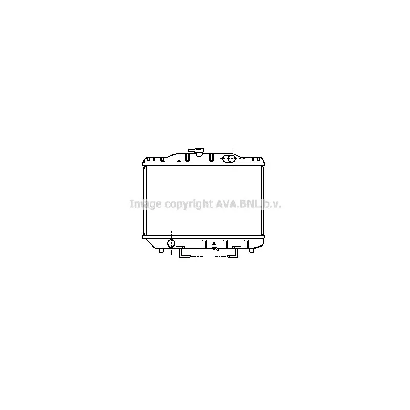 Radiateur, refroidissement du moteur AVA QUALITY COOLING TO2050