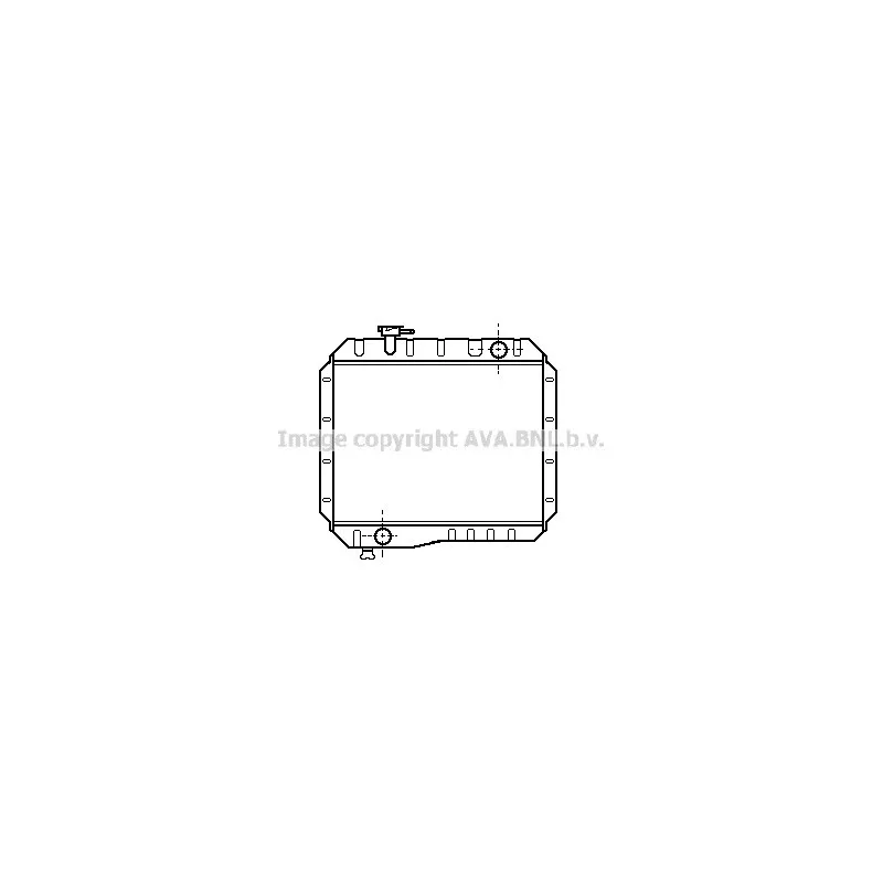 Radiateur, refroidissement du moteur AVA QUALITY COOLING TO2055