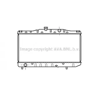 Radiateur, refroidissement du moteur AVA QUALITY COOLING