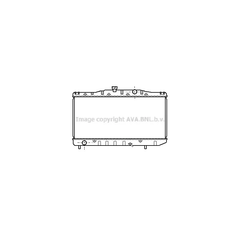 Radiateur, refroidissement du moteur AVA QUALITY COOLING TO2061