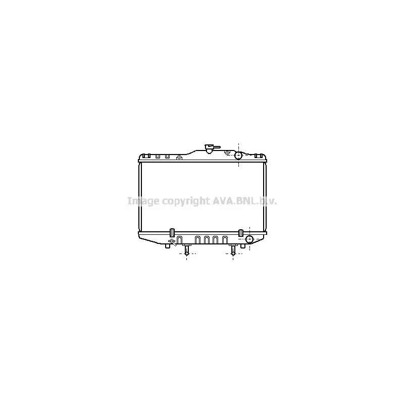 Radiateur, refroidissement du moteur AVA QUALITY COOLING TO2067
