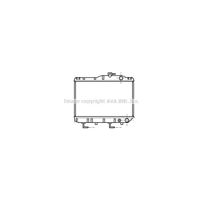 Radiateur, refroidissement du moteur AVA QUALITY COOLING TO2069