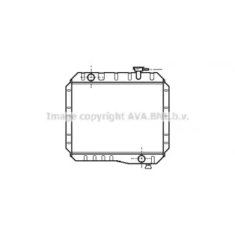 Radiateur, refroidissement du moteur AVA QUALITY COOLING TO2085