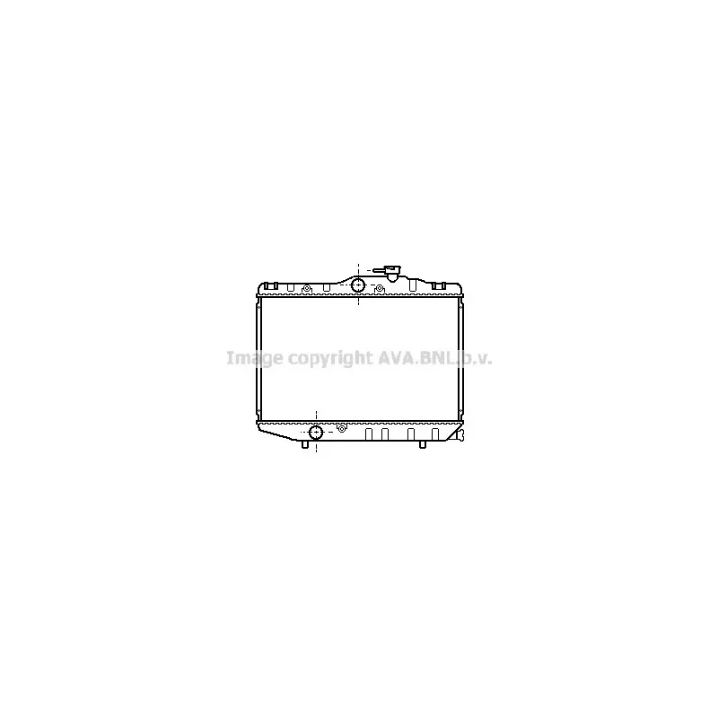 Radiateur, refroidissement du moteur AVA QUALITY COOLING TO2088