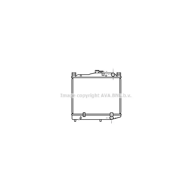 Radiateur, refroidissement du moteur AVA QUALITY COOLING TO2090