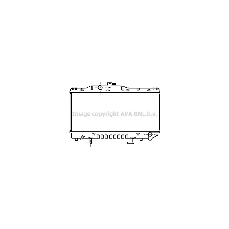 Radiateur, refroidissement du moteur AVA QUALITY COOLING TO2100