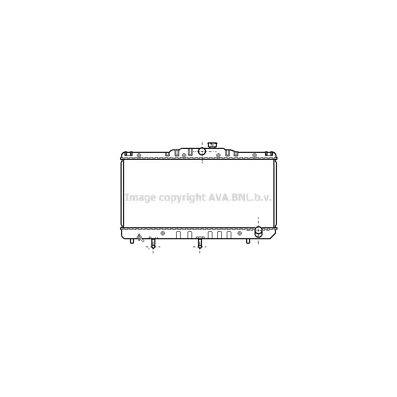 Radiateur, refroidissement du moteur AVA QUALITY COOLING TO2103