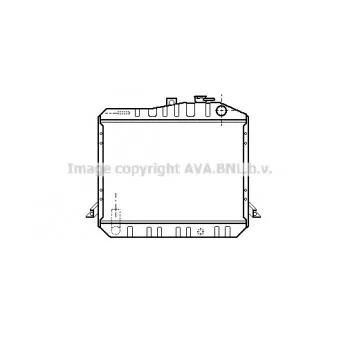 Radiateur, refroidissement du moteur AVA QUALITY COOLING