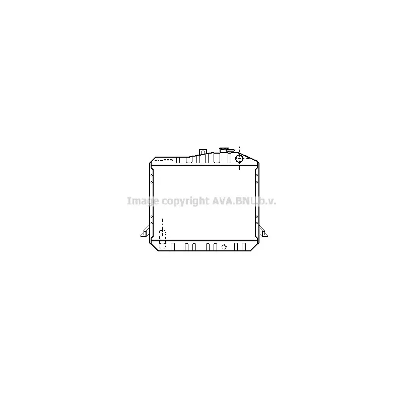 Radiateur, refroidissement du moteur AVA QUALITY COOLING TO2106