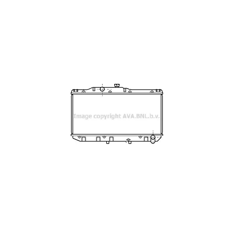 Radiateur, refroidissement du moteur AVA QUALITY COOLING TO2111