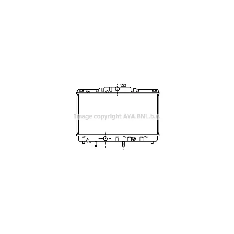 Radiateur, refroidissement du moteur AVA QUALITY COOLING TO2116