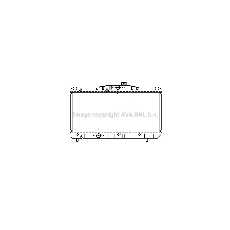 Radiateur, refroidissement du moteur AVA QUALITY COOLING TO2117