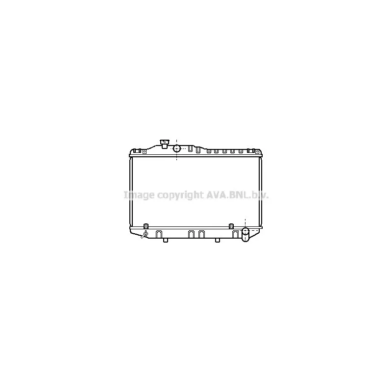 Radiateur, refroidissement du moteur AVA QUALITY COOLING TO2120