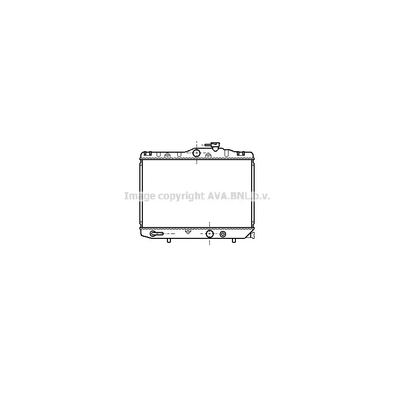 Radiateur, refroidissement du moteur AVA QUALITY COOLING TO2129