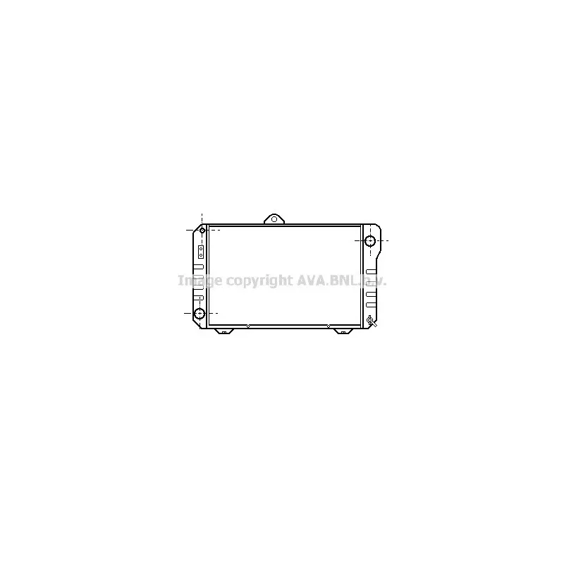 Radiateur, refroidissement du moteur AVA QUALITY COOLING TO2137