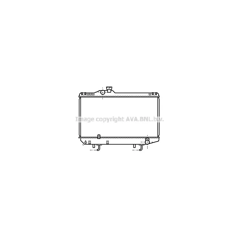 Radiateur, refroidissement du moteur AVA QUALITY COOLING TO2154