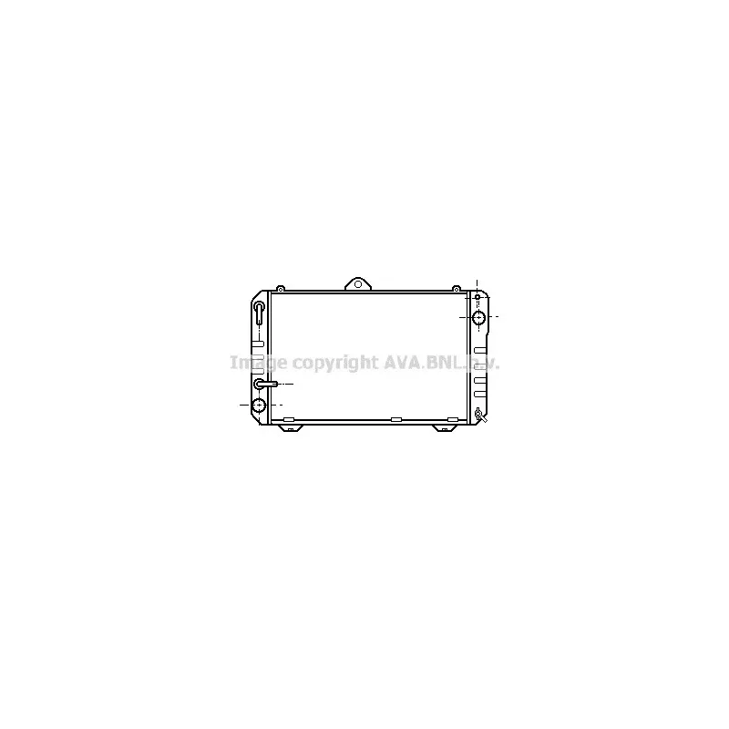 Radiateur, refroidissement du moteur AVA QUALITY COOLING TO2169