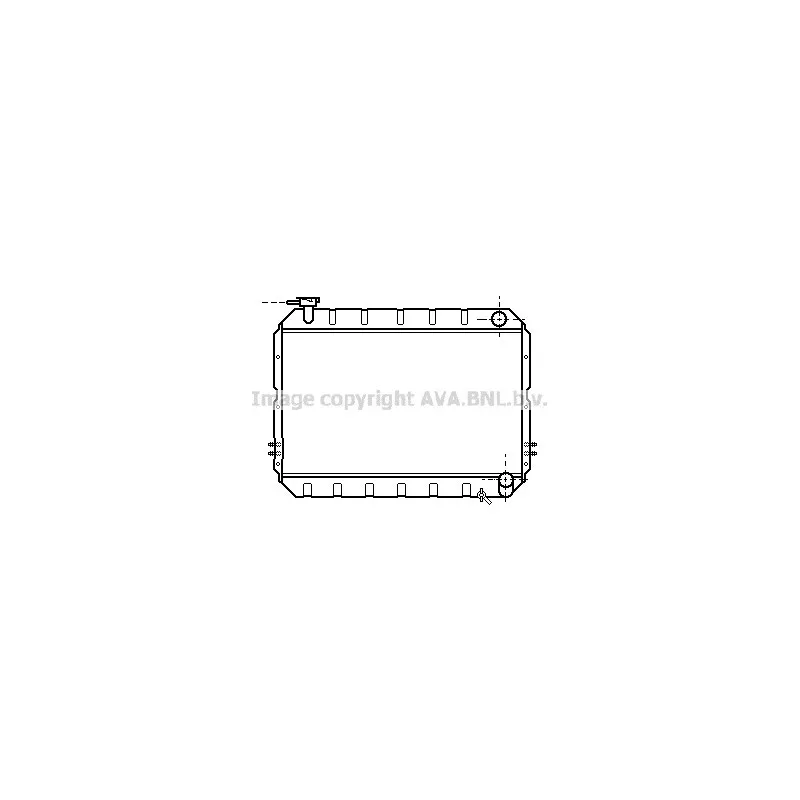Radiateur, refroidissement du moteur AVA QUALITY COOLING TO2217