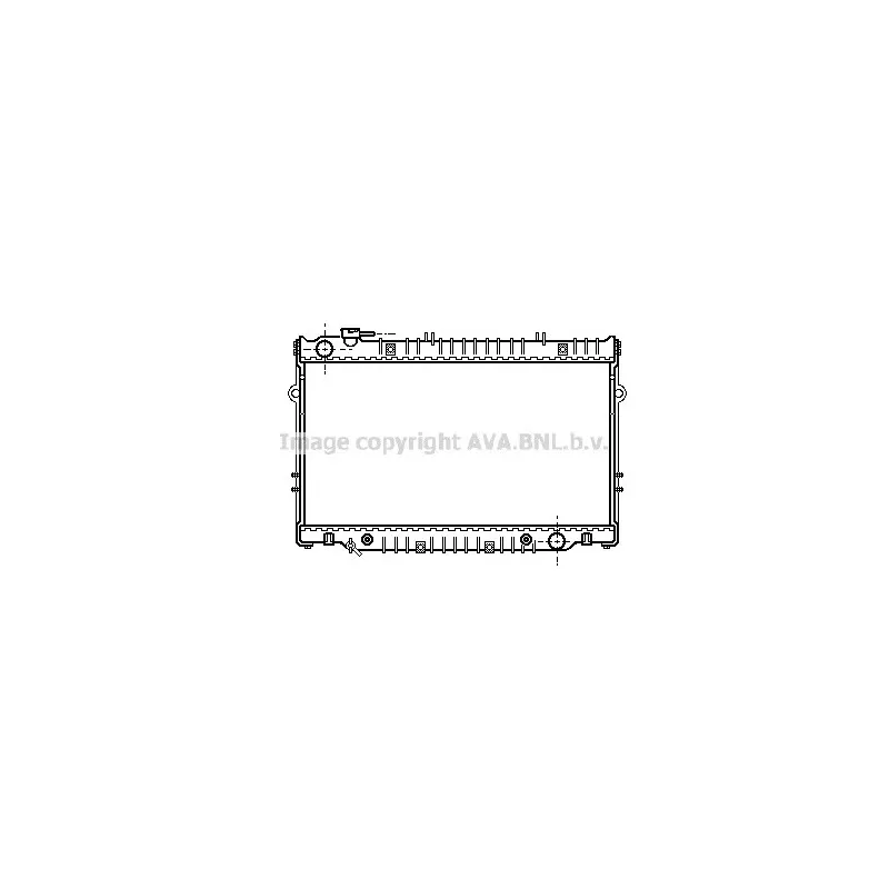 Radiateur, refroidissement du moteur AVA QUALITY COOLING TO2222